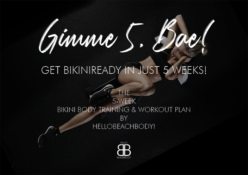 Kostenloser Bikini Body Trainingsplan 5 Wochen zum abnehmen für zuhause